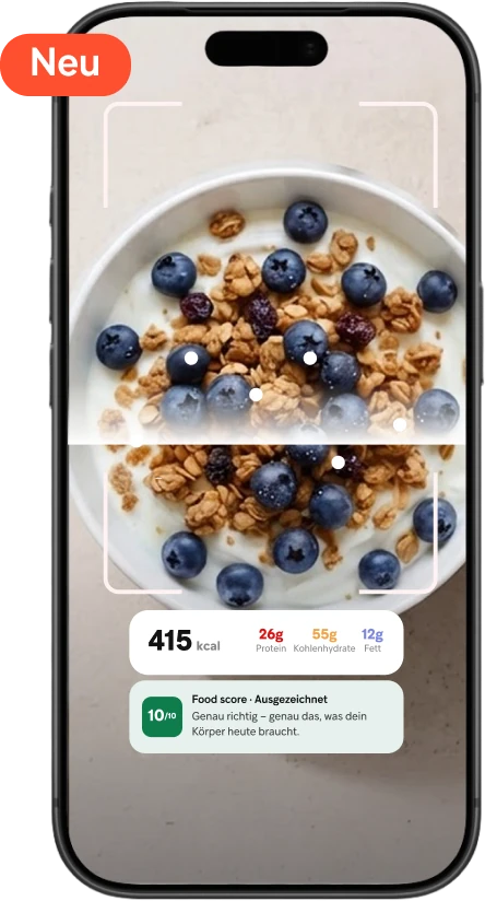 Gymondo Food Scan in der App